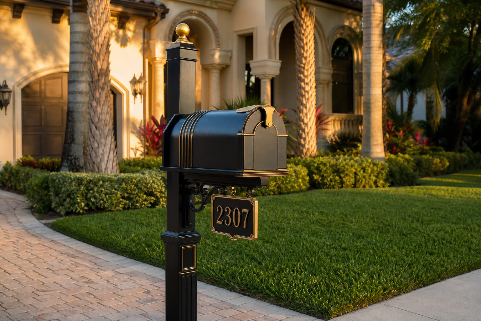 The Estate — premium decorative mailbox system