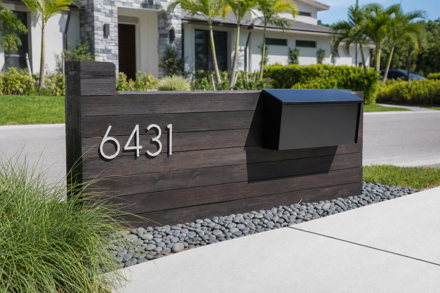 The Modern — contemporary horizontal mailbox