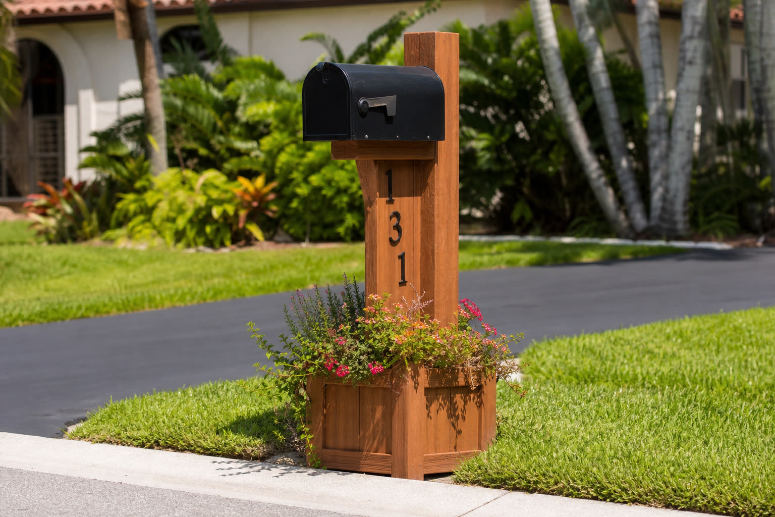 The Planter — mailbox with integrated planter