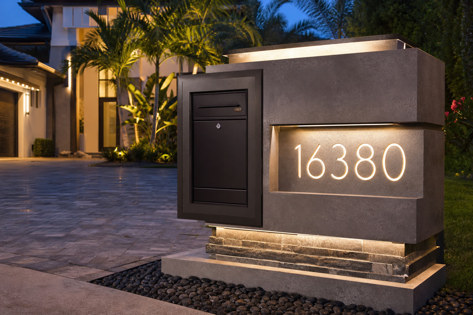 The Signature — premium custom mailbox system
